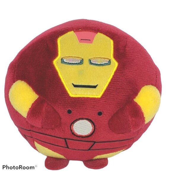 Ty Marvel Iron Man Superhero Beanie Ballz Plush 4" - Picture 1 of 6